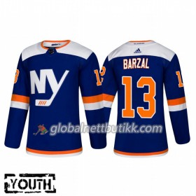 New York Islanders Hockeydrakt Mathew Barzal 13 Alternate 2018-2019 Adidas Authentic - Barn